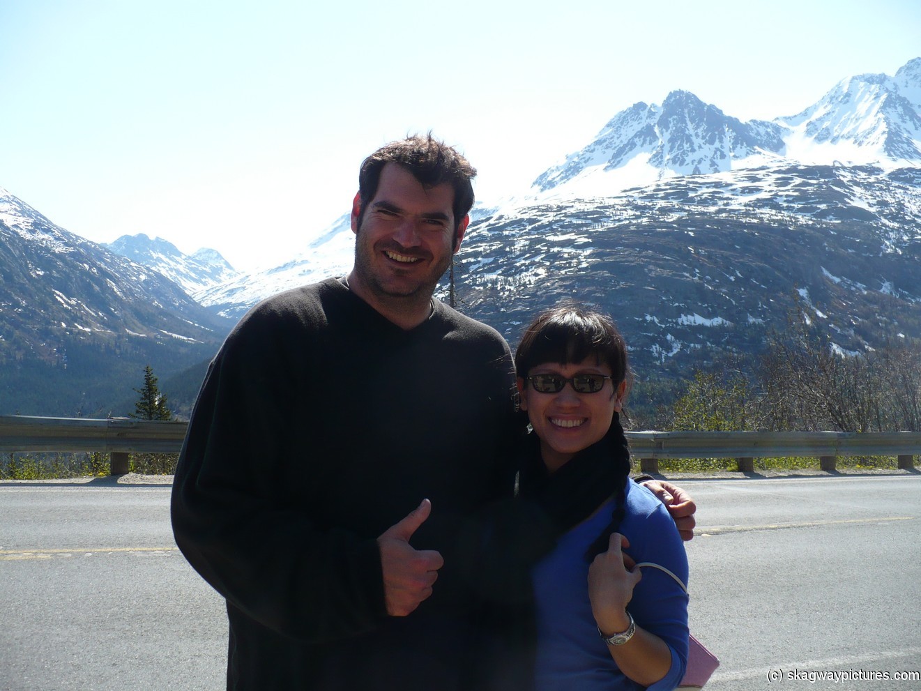 Joann and Skagway tour guide.jpg