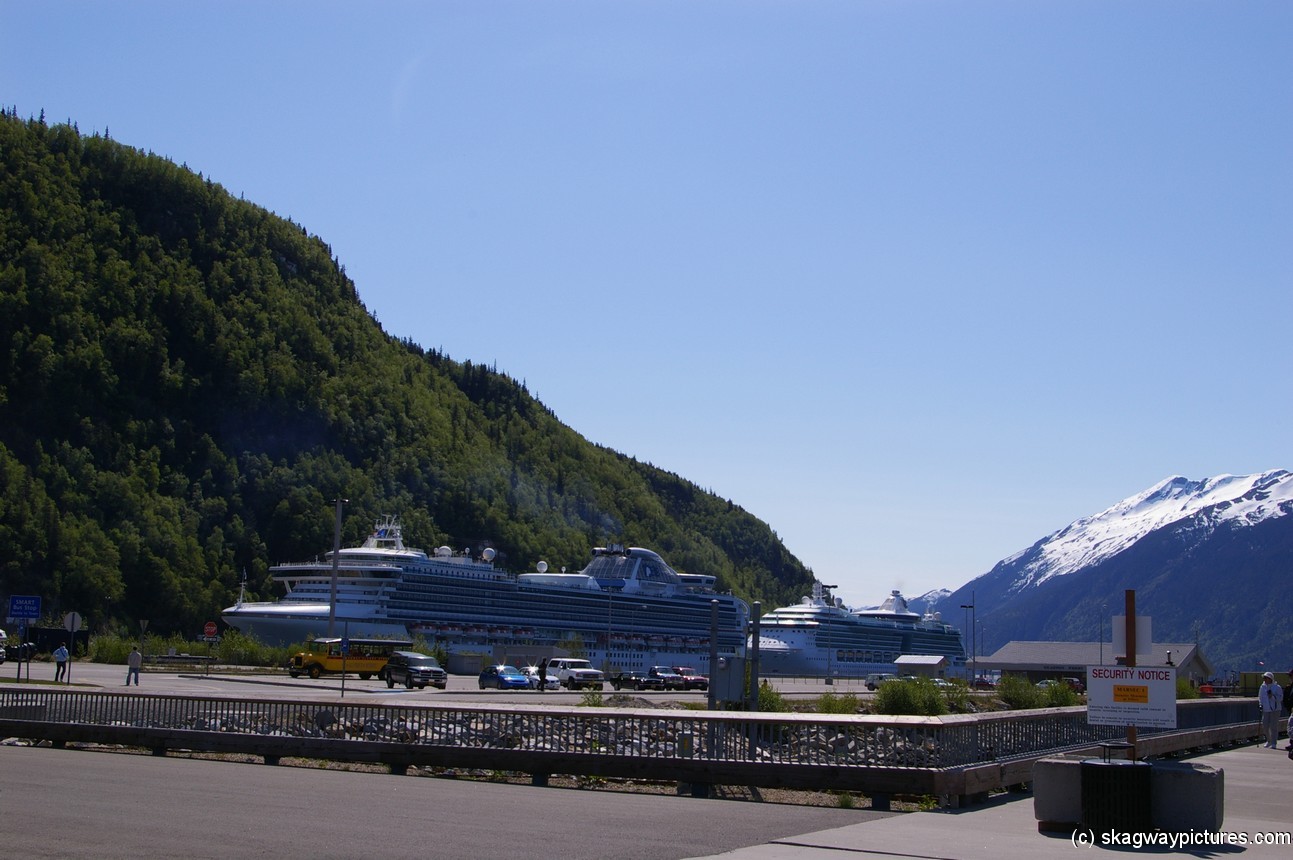 Cruise ships docked in Skagway.jpg