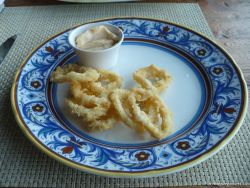 Fried Calamari at the LaCucina restaurant on the Norwegian Pearl.jpg