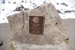 Klondike Highway gold Rush Centennial 1998 sign in Skagway.jpg