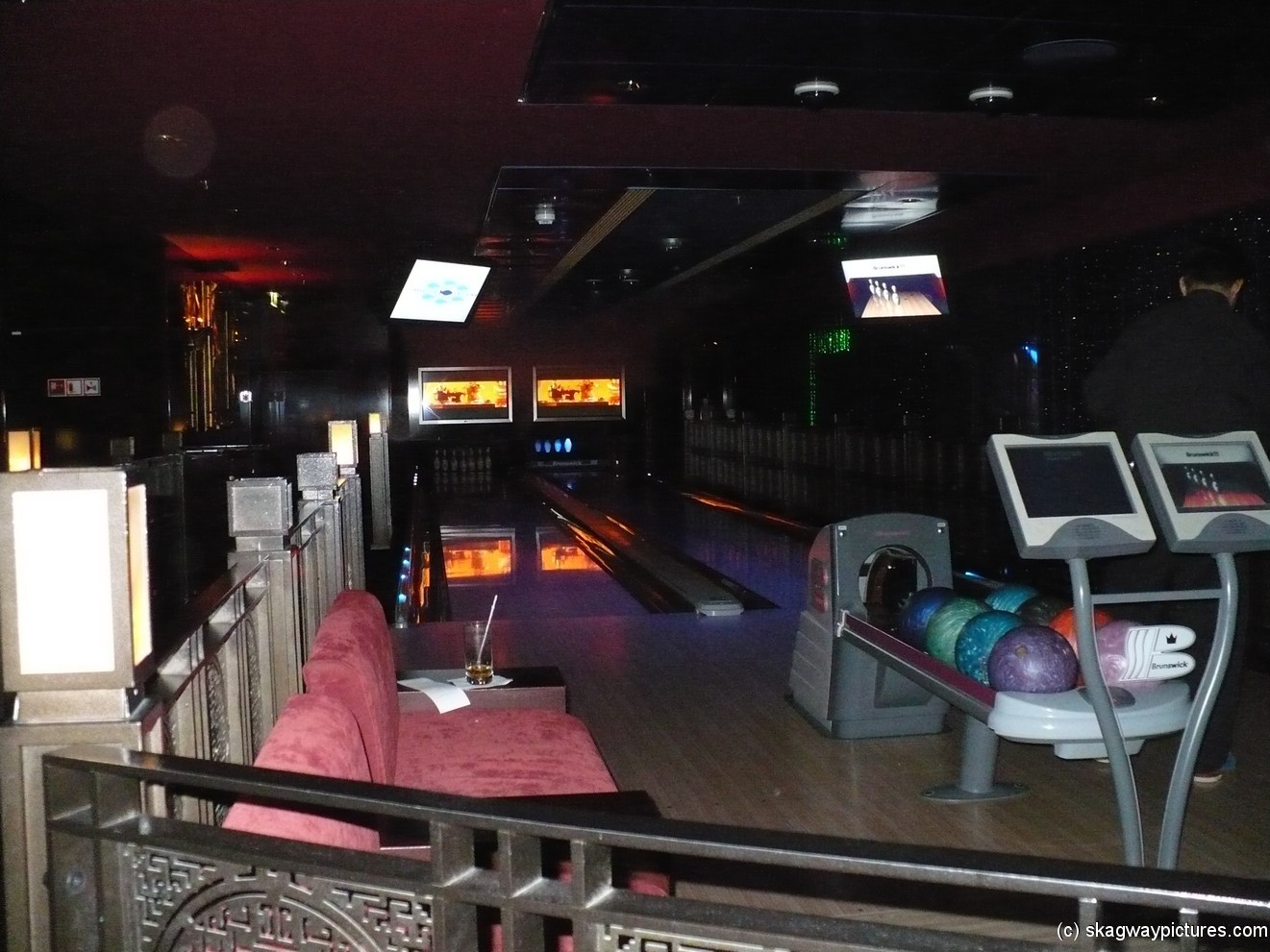 NCL Pearl bowling alley at night.jpg