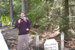 Tour guide explains Soapy Smith story in Skagway Gold Rush Cemetary.jpg