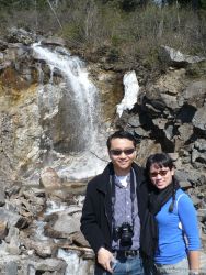 David and Joann in front of waterfall in Skagway Alaska (2).jpg